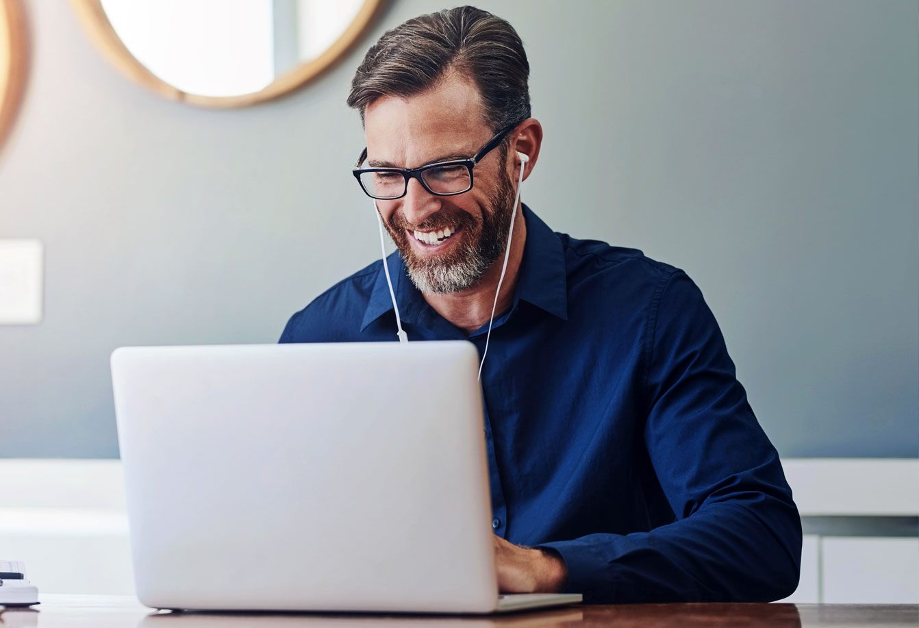 Man on Laptop